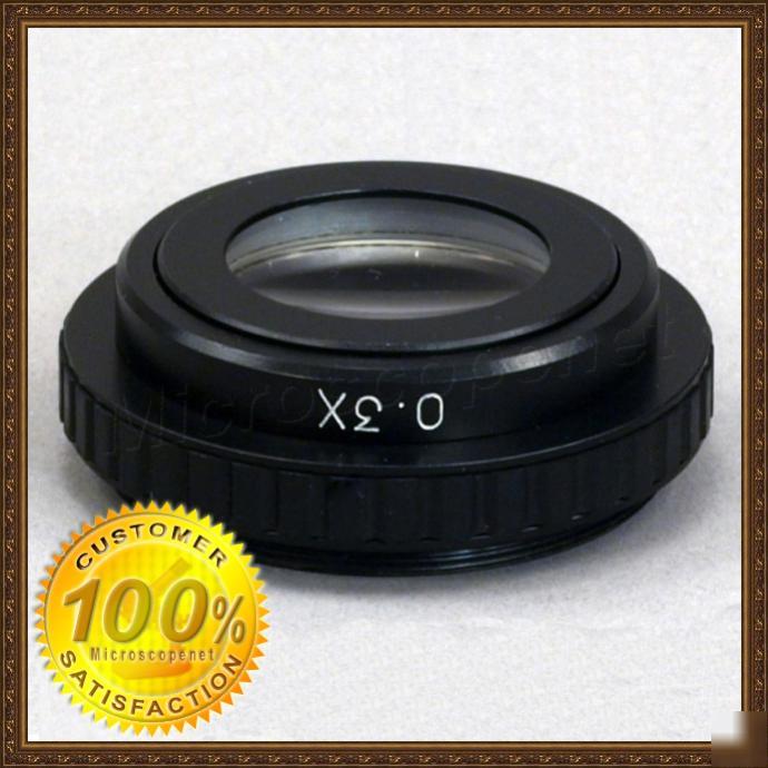 0.3X add-on barlow lens for stereo microscope 50MM