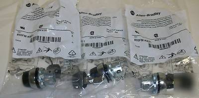 Allen bradley key spring return switches 800FM-KR21 