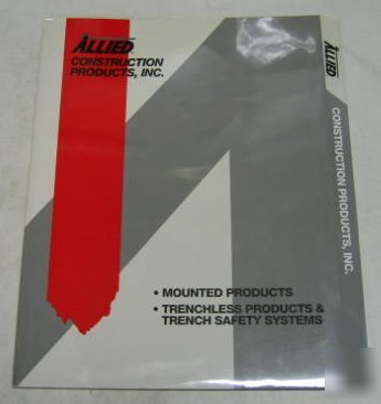 Allied 1997 construction products sales brochure lot