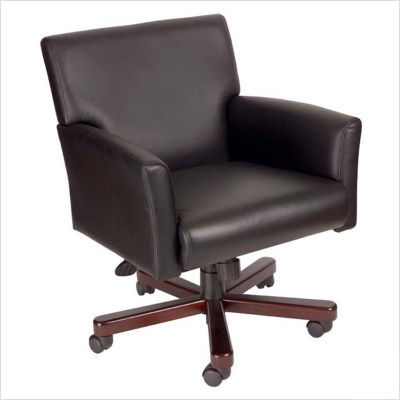 Boss office products caressoft executive box arm chair
