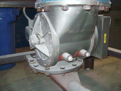 Environmental dust filter collector w/ rotary airlock