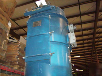 Environmental dust filter collector w/ rotary airlock