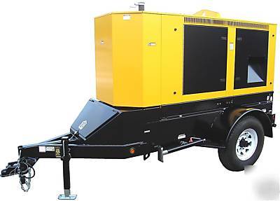 Generator - trailer mounted - diesel fired - 80 kw