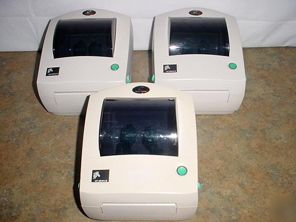 Lot 3 eltron zebra LP2844Z thermal label pos printers