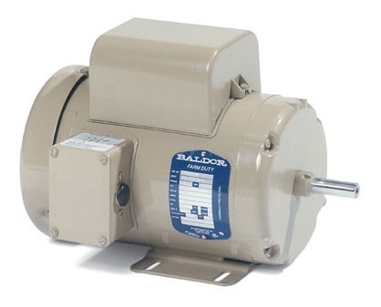 Baldor electric motor farm duty tefc 1/2 hp 1 phase