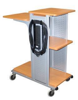 C WPS4BRE presentation multimedia rolling table cart 