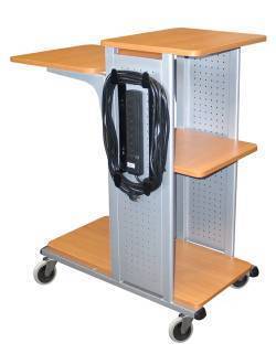 C WPS4BRE presentation multimedia rolling table cart 