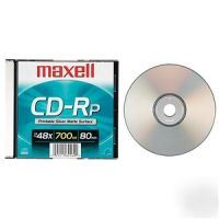 Cd-rp 650 maxell 40X w/jewell case printable 100PK
