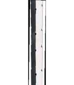 Chrome plated amco ii post, 72IN high for use without