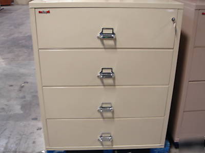 Fireking 4 drawer lateral fireproof file cabinet