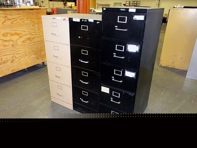 (3) file cabinets