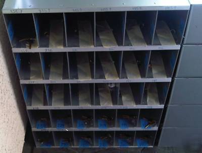 30 door unit aluminum commercial mailboxes + keys H2230