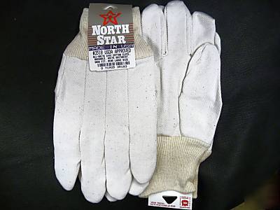 6 pr usa heavy 10 oz polyester cotton blend work gloves