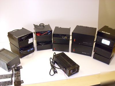 Astron sl-11R, rs-20A, motorola power supply -lot of 13