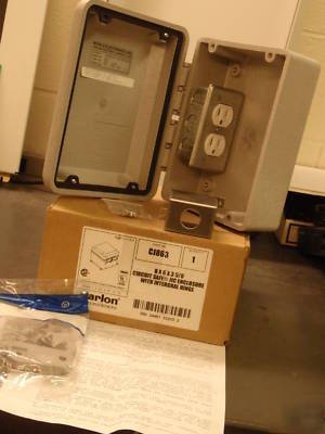 Carlon CJ863 8X6X3 5/8 circuit safe electric timer box