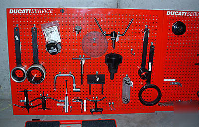 Ducati motorcycle tools, tool boards, manuals,etc-46PCS