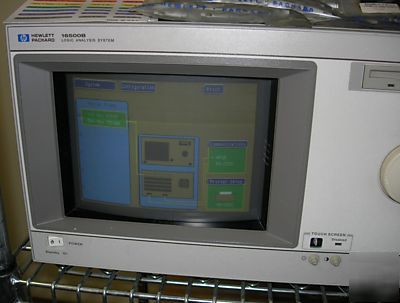 Agilent/hp 16500B logic analysis system w/accessories 