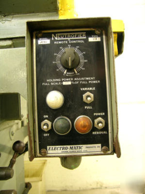 Brown & sharpe micromaster hydraulic surface grinder