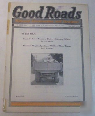 Good roads 1922 construction magazine vol.63, no.2