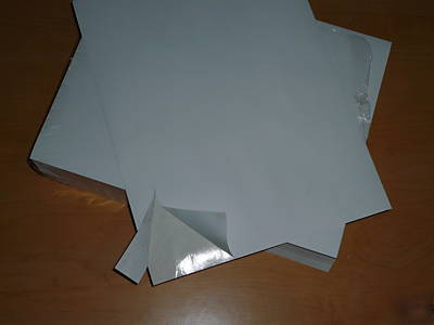Labeling paper self adhesive 8-1/2