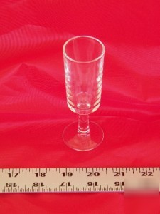 Lot of 6 restaurant cordial glasses glass