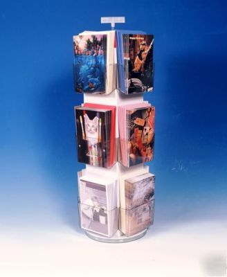 New 12 pkt. plastic counter rack for greeting cards 