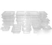 New clear food pan - full size x 8'' deep