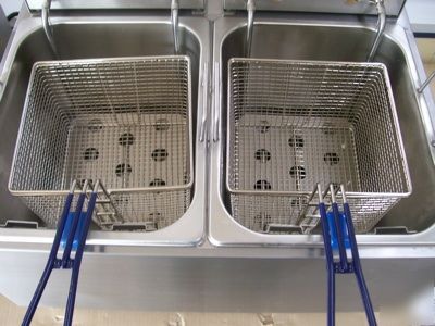 New commercial pro countertop deep fryer double CPF32 