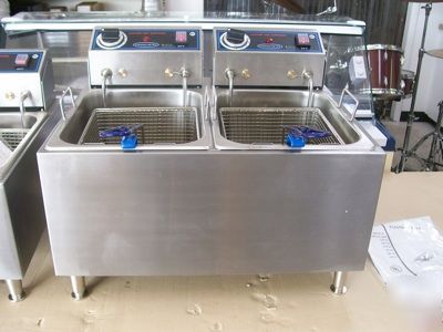New commercial pro countertop deep fryer double CPF32 