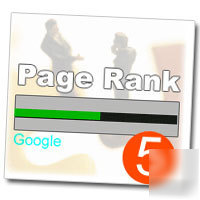 Page rank 5 PR5 backlink to your site from homepage