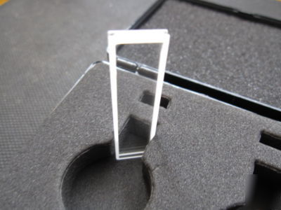Set of 2 quartz cuvettes 1.0 mm cuvette