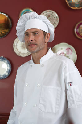 0402P 10 pearl button medium chef coat