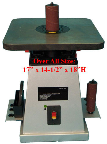 1/2HP oscillating vertical spindle sander 0-45Â° 1700RPM
