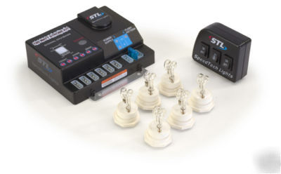 120 watt 6 head strobe hide away system
