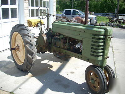 1941 john deere h antique gas tractor ie- m l la b mt