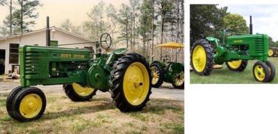 1941 john deere h antique gas tractor ie- m l la b mt