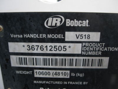 2006 bobcat V518 telescopic forklift