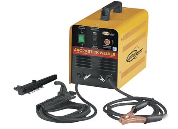 Arc 70 115V welder 80A stick weld mild steel metal fab