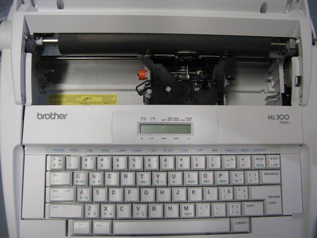 Brother ml-300 daisy wheel display -non-functional