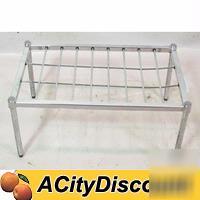 Commercial walk-in wire 30X18 dunnage storage rack