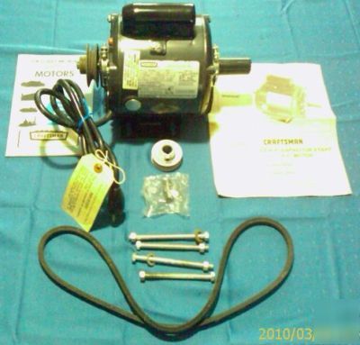 Electric motor - .5HP 1725RPM ac reversible brief use