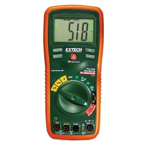 Extech EX470 true rms multimeter/infrared thermometer