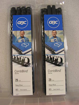 Gbc combbind binding spines 1/2