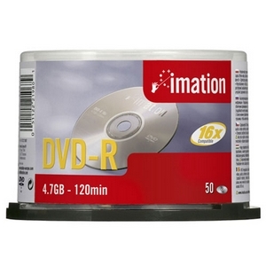 Imation 26317-16X dvd-r 50 pck printable