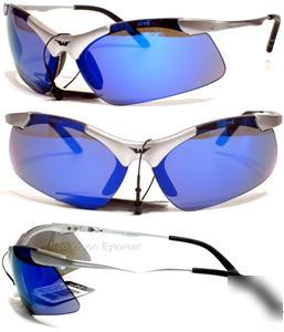Lightning g - tech blue safety glasses sunglasses Z87.1