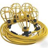New 100FT. outdoor temporary lighting system