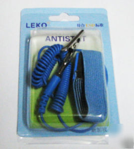 New two leko antistatic wrist strap / bracelet blue 