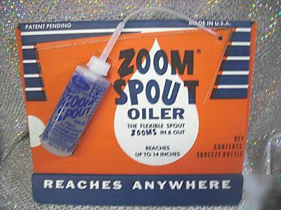 Zoom-spout oiler *the original extends-retracts 4OZ. 