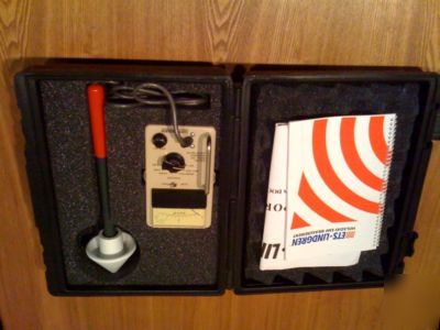 Microwave survey meter holaday hi-1501 with case