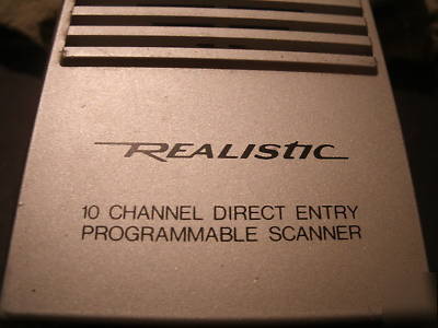 Realistic pro-38 10 channel hand held scanner - working